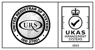 URS United Registrar of Systems and UKAS accredited - ISO 27001 Information Security Management